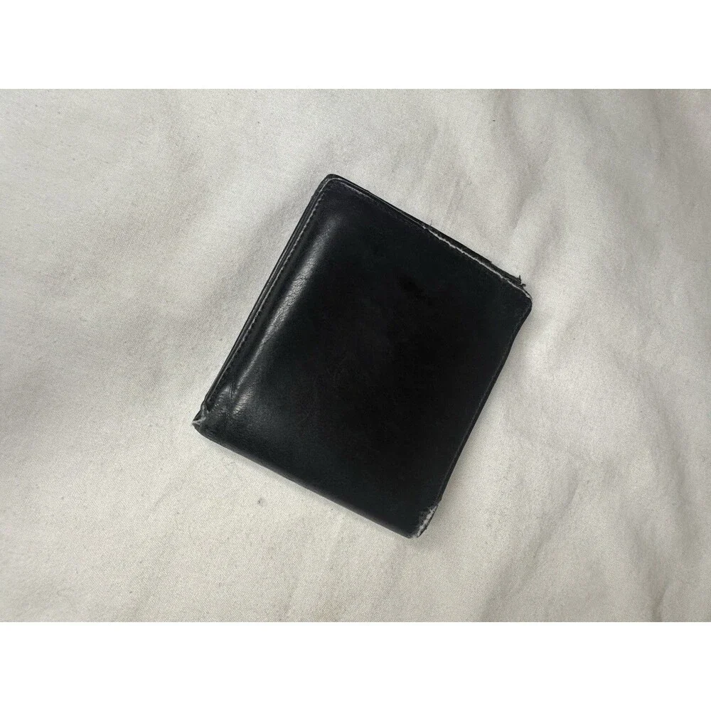 Gucci Tom Ford Era Black Leather Bifold Silver Hardware